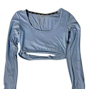 Refuge crop top light blue